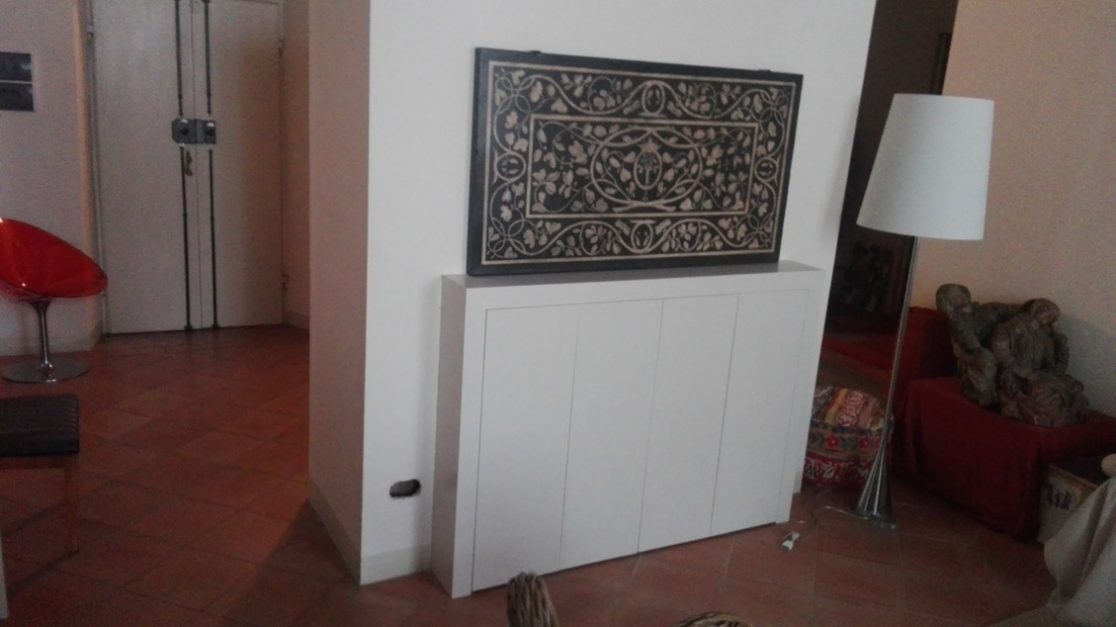 Consolle TV, primo modellino di studio