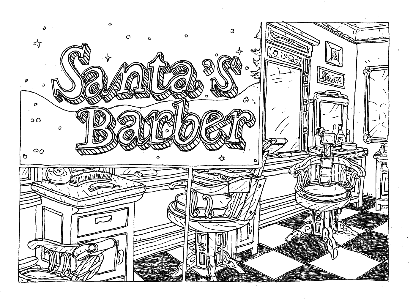 Santa's barber