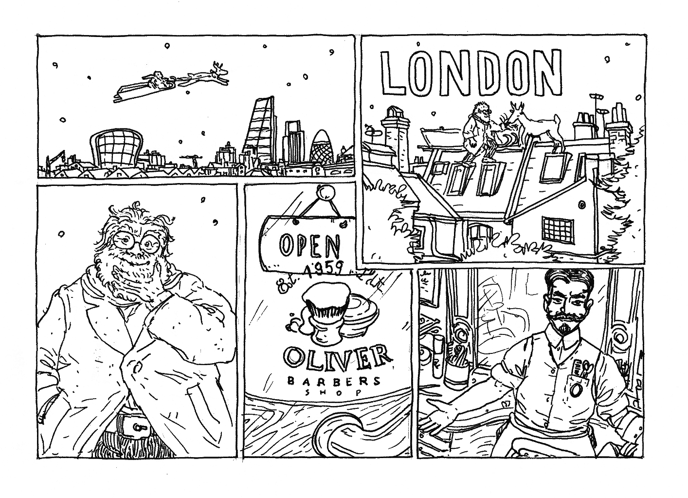 Santa in London